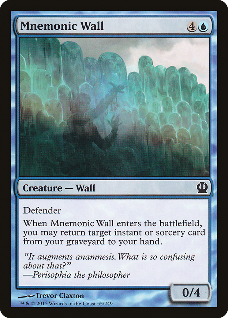 Image of Mnemonic Wall (THS-055) - Theros Foil