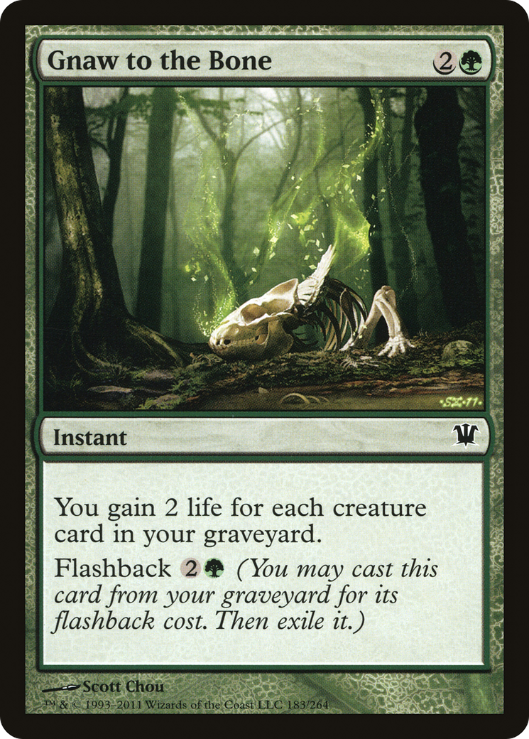 Image of Gnaw to the Bone (ISD-183) - Innistrad Foil