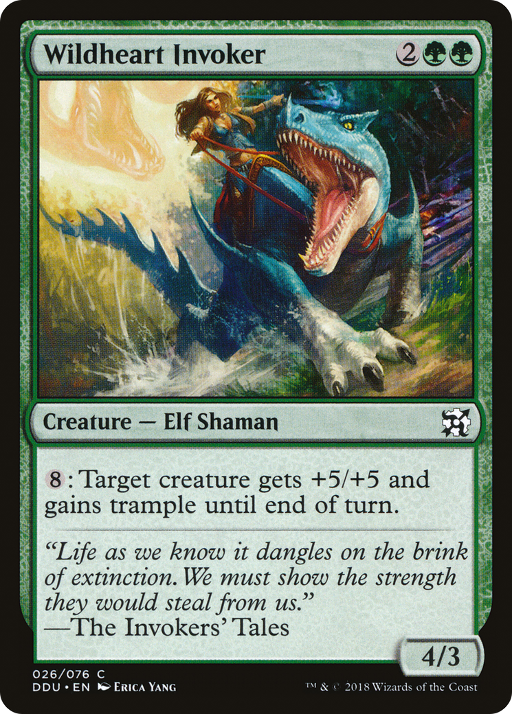 Image of Wildheart Invoker (DDU-026) - Duel Decks: Elves vs. Inventors