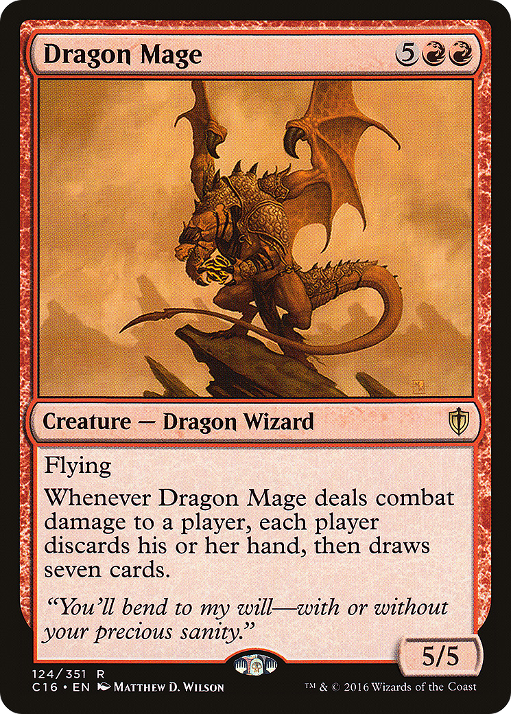 Image of Dragon Mage (C16-124) - Commander 2016