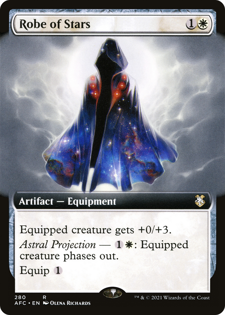 Image of Robe of Stars (Extended Art) (AFC-280) - Forgotten Realms Commander: (Extended Art)