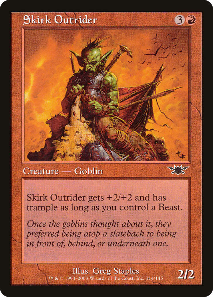 Image of Skirk Outrider (LGN-114) - Legions Foil