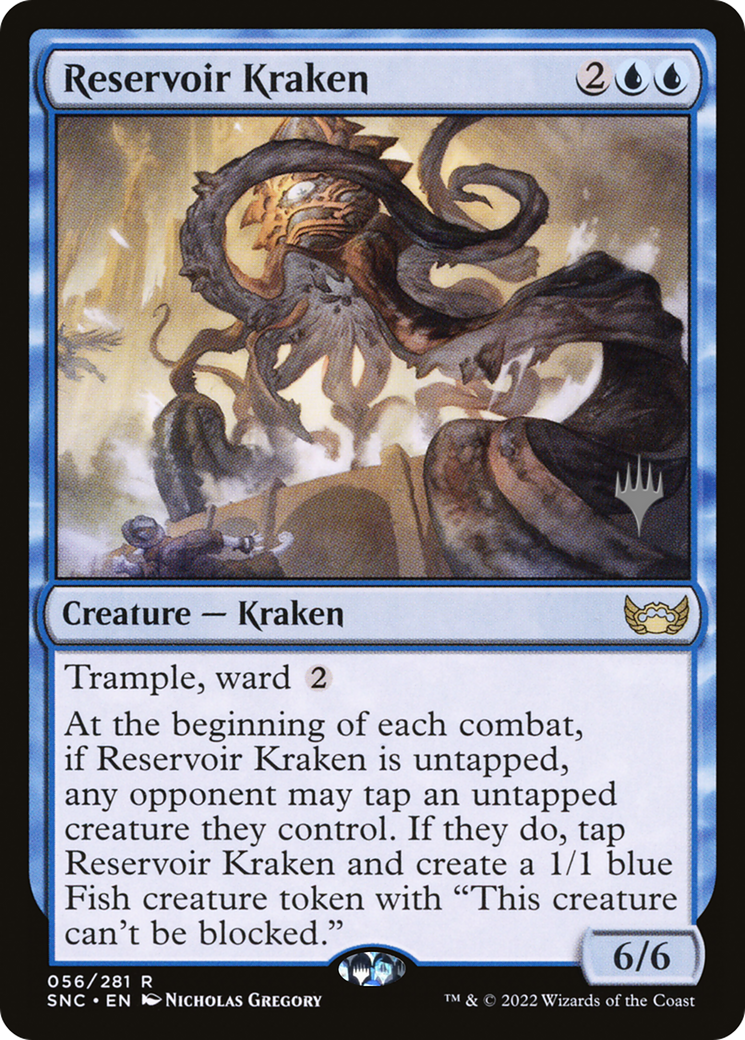 Image of Reservoir Kraken (PPSNC-056) - Streets of New Capenna Promos Foil