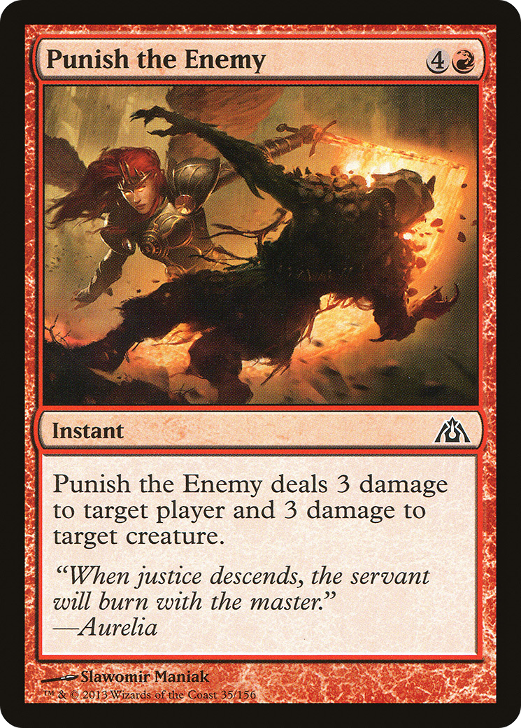 Image of Punish the Enemy (DGM-035) - Dragon's Maze