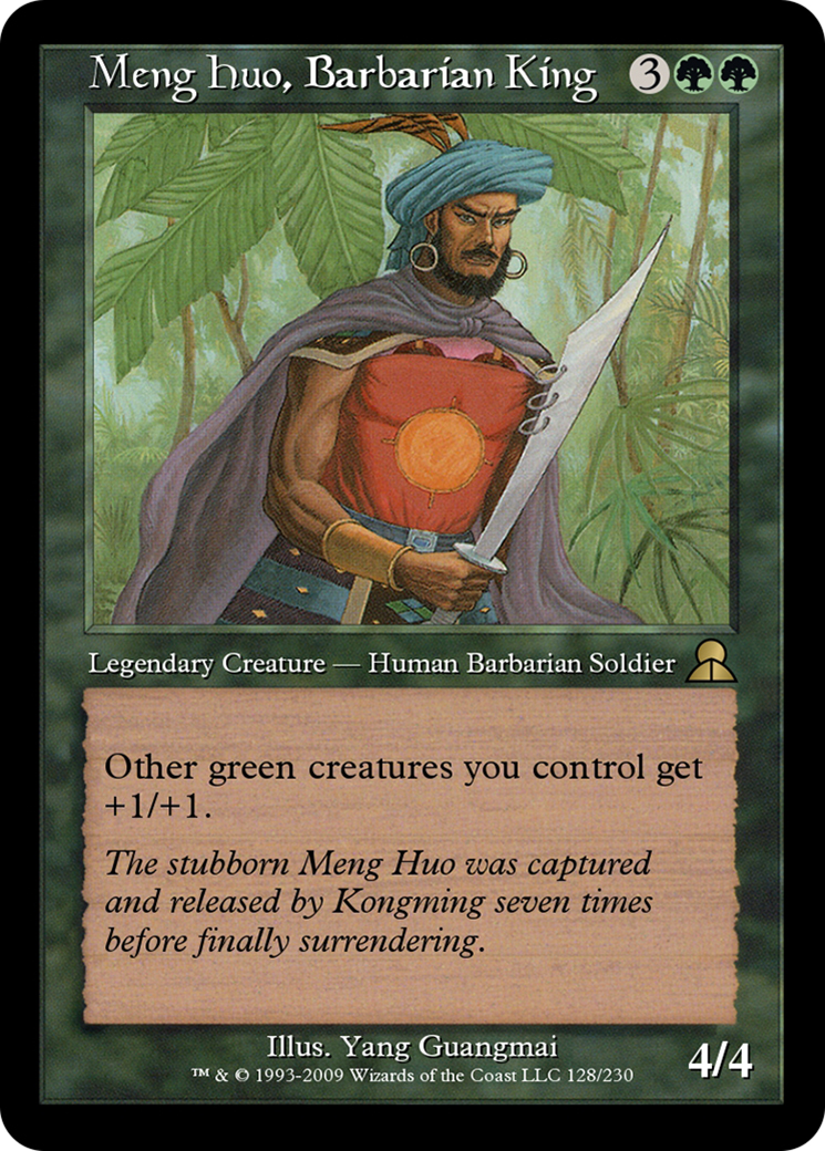 Image of Meng Huo, Barbarian King (ME3-128) - Masters Edition III