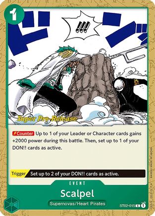 Image of Scalpel (ST02-015) - Super Pre-Release Starter Deck 2: Worst Generation