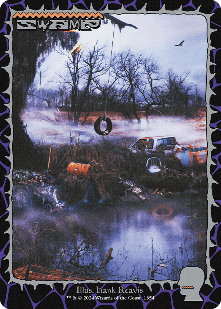 Image of Swamp (SLD-1654) - Secret Lair Drop Foil