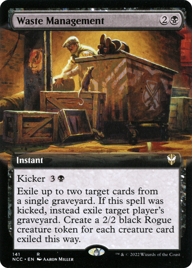 Image of Waste Management (Extended Art) (NCC-141) - New Capenna Commander: (Extended Art)