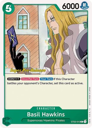 Image of Basil Hawkins (ST02-010) - Super Pre-Release Starter Deck 2: Worst Generation