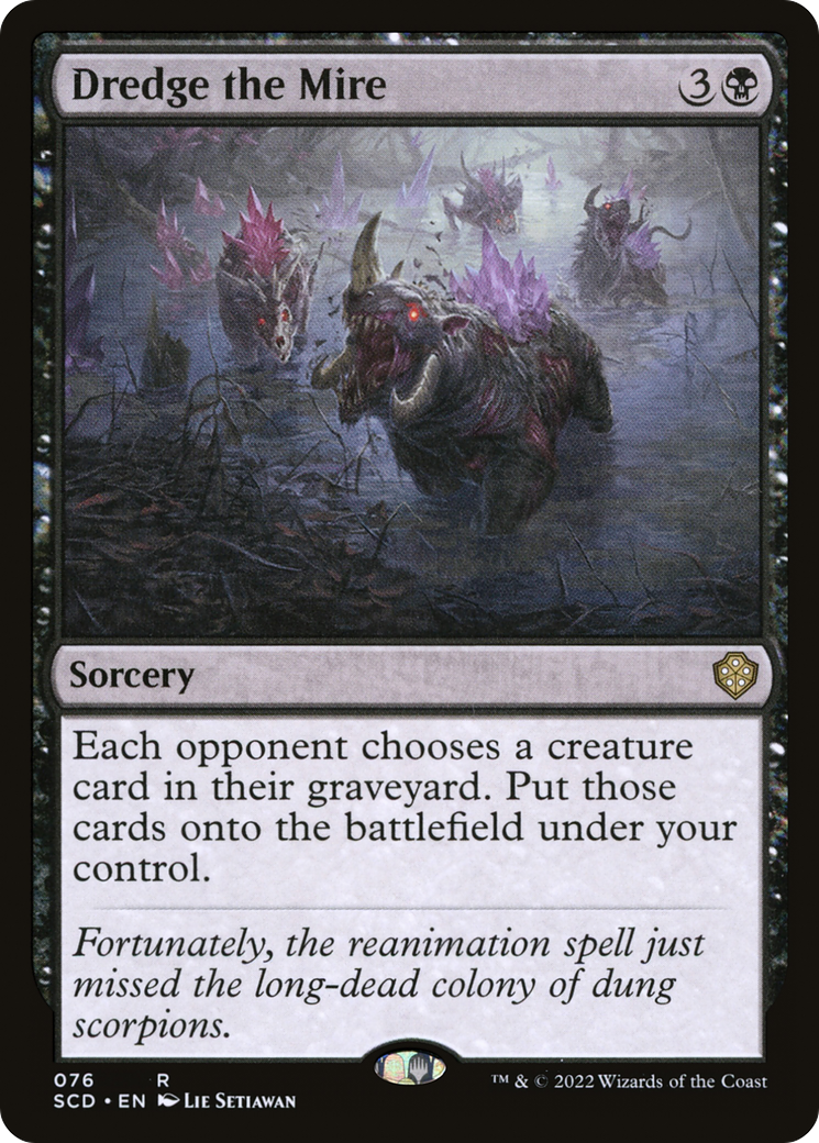 Image of Dredge the Mire (SCD-076) - Starter Commander Decks
