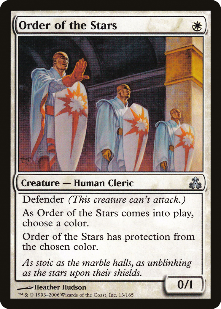 Image of Order of the Stars (GPT-013) - Guildpact Foil
