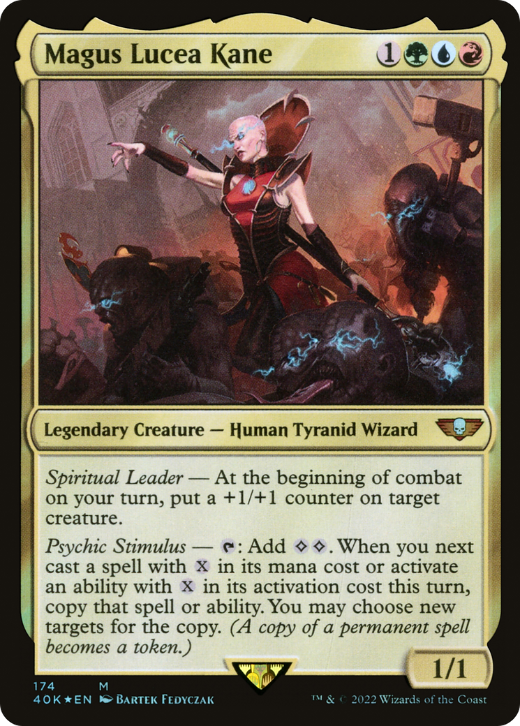 Image of Magus Lucea Kane (40K-174) - Warhammer 40,000 Commander Foil