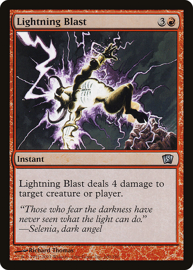 Image of Lightning Blast (8ED-200) - 8th Edition