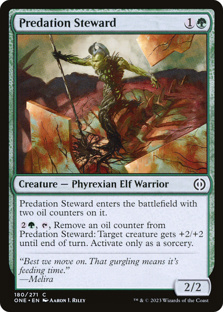 Image of Predation Steward (ONE-180) - Phyrexia: All Will Be One Foil