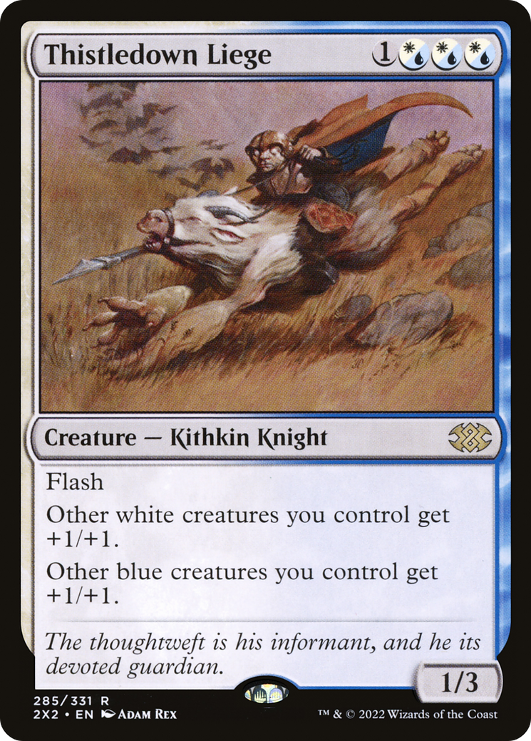 Image of Thistledown Liege (2X2-285) - Double Masters 2022 Foil