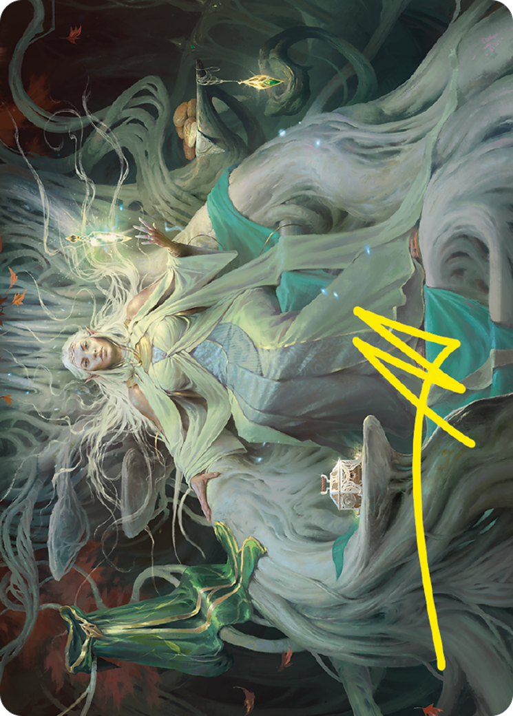 Image of Galadriel, Gift-Giver // Galadriel, Gift-Giver (ALTR-035) - Tales of Middle-earth Art Series (Borderless)
