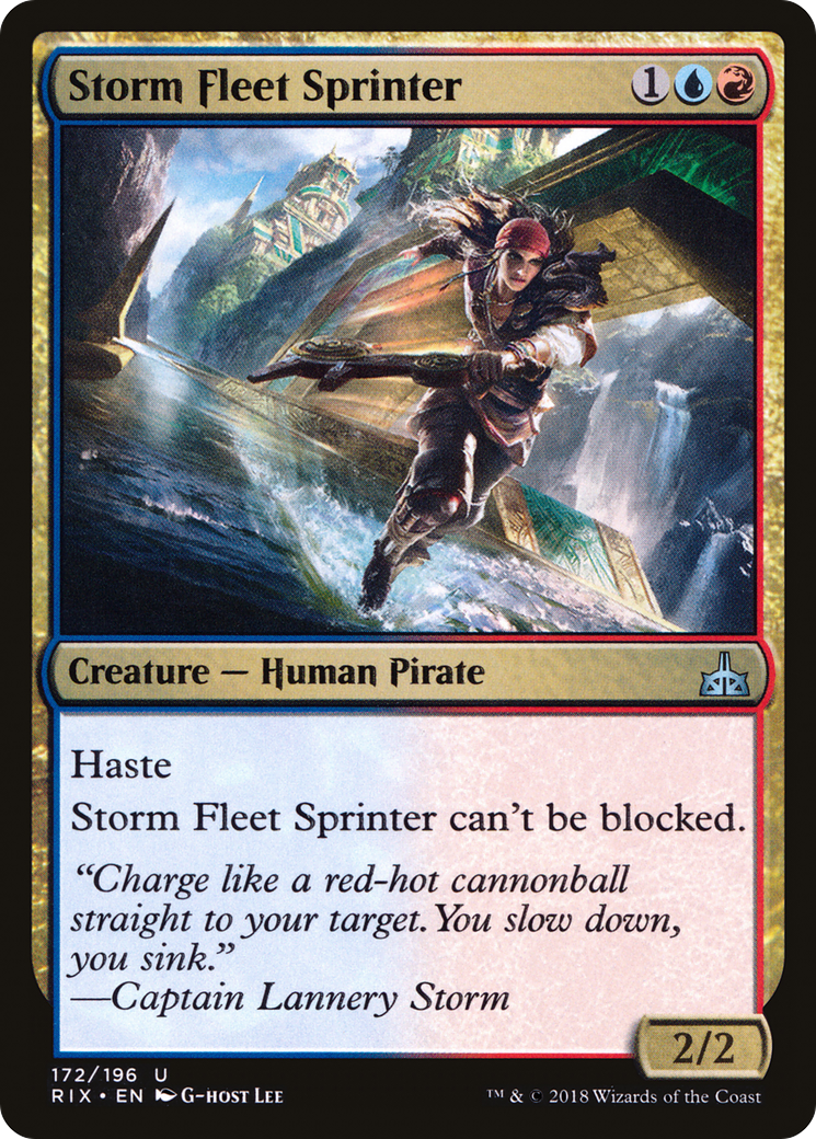 Image of Storm Fleet Sprinter (RIX-172) - Rivals of Ixalan