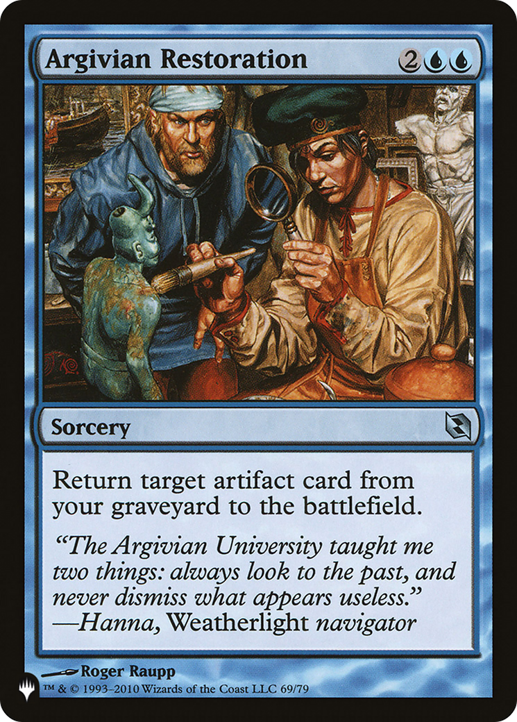 Image of Argivian Restoration (LIST-DDF-69) - The List