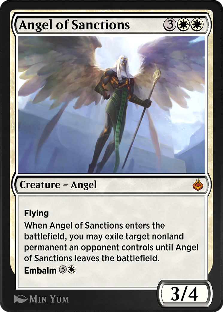 Image of Angel of Sanctions (AKR-001) - Amonkhet Remastered