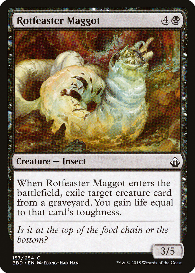 Image of Rotfeaster Maggot (BBD-157) - Battlebond Foil