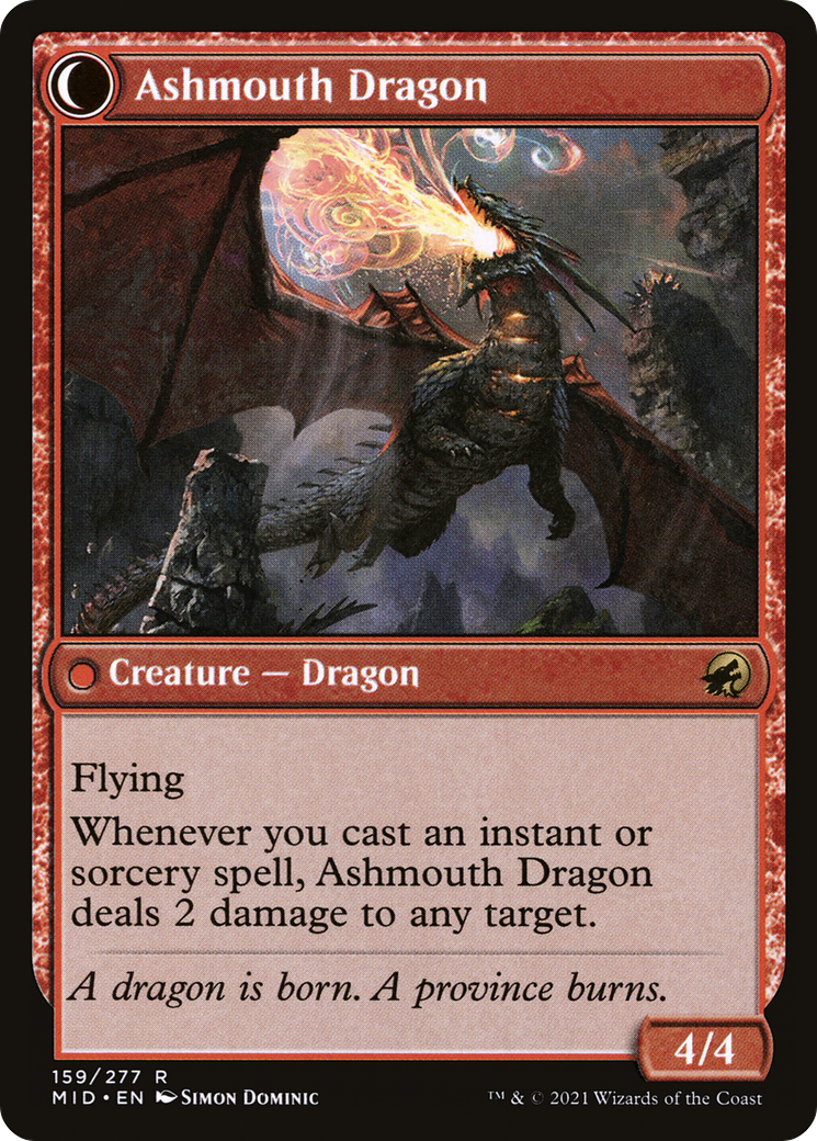 Image of Smoldering Egg (MID-159) - Innistrad: Midnight Hunt: (Double Faced Transform)