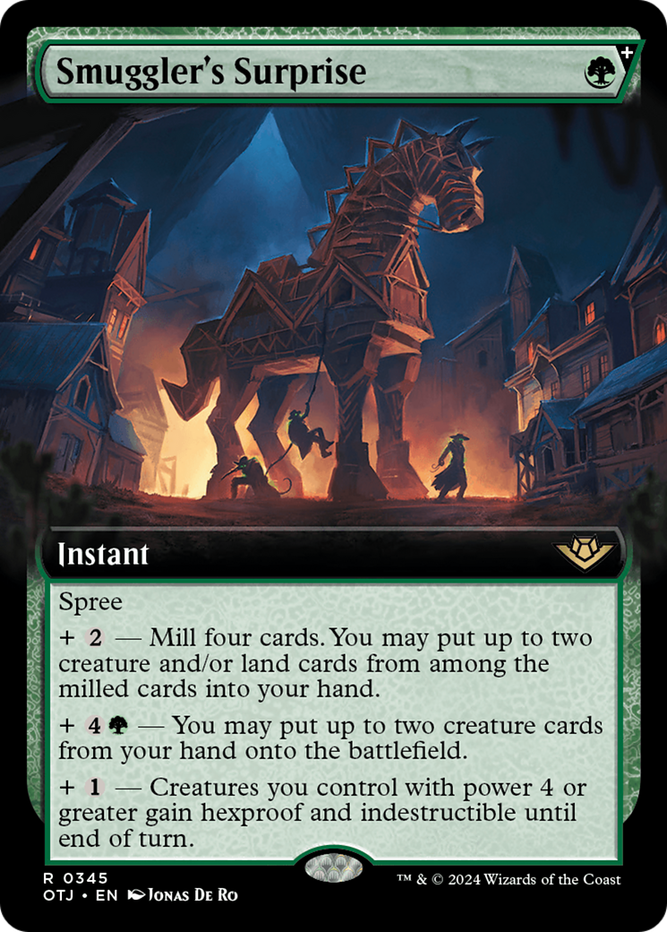 Image of Smuggler's Surprise (Extended Art) (OTJ-345) - Outlaws of Thunder Junction: (Extended Art, spree) Foil
