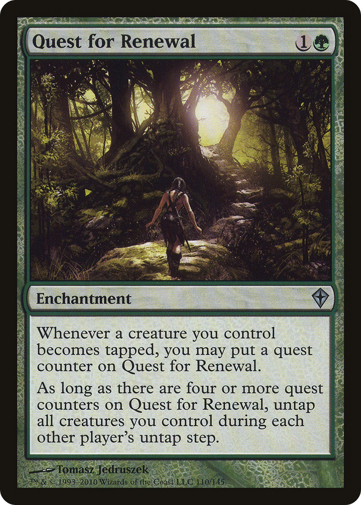 Image of Quest for Renewal (WWK-110) - Worldwake Foil
