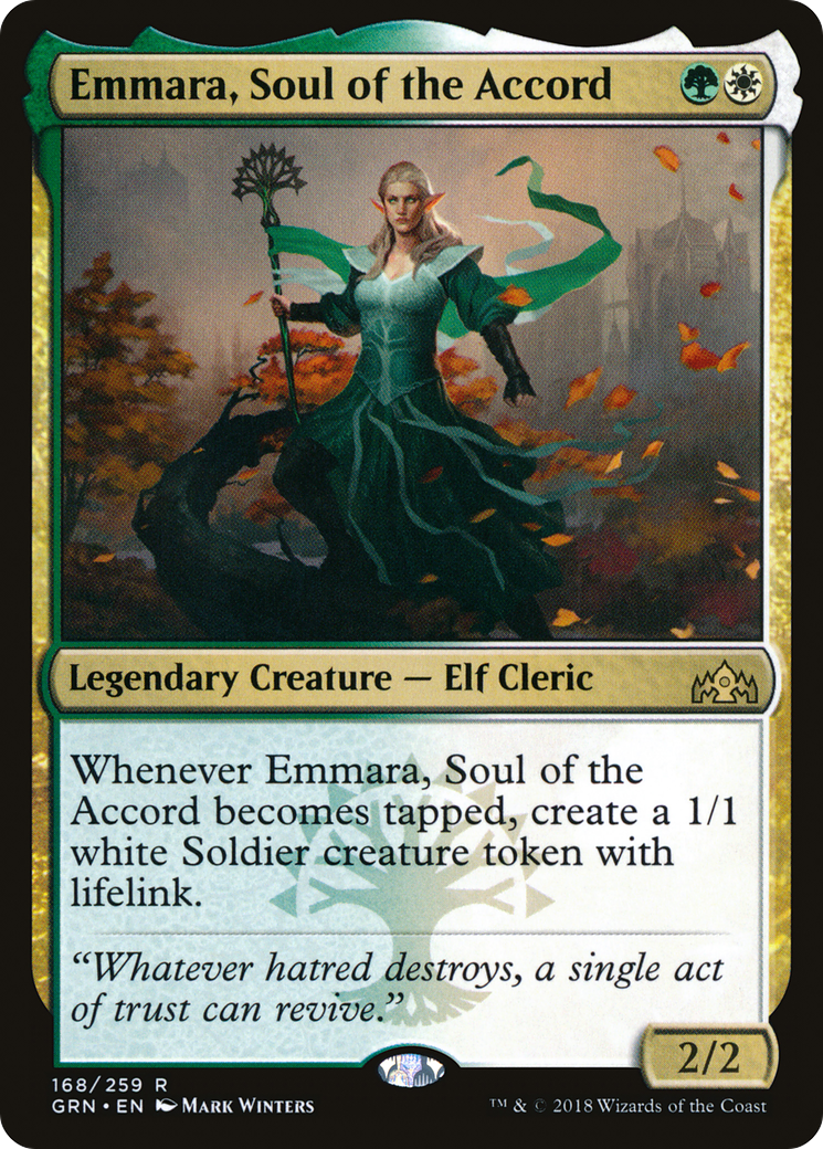 Image of Emmara, Soul of the Accord (GRN-168) - Guilds of Ravnica Foil