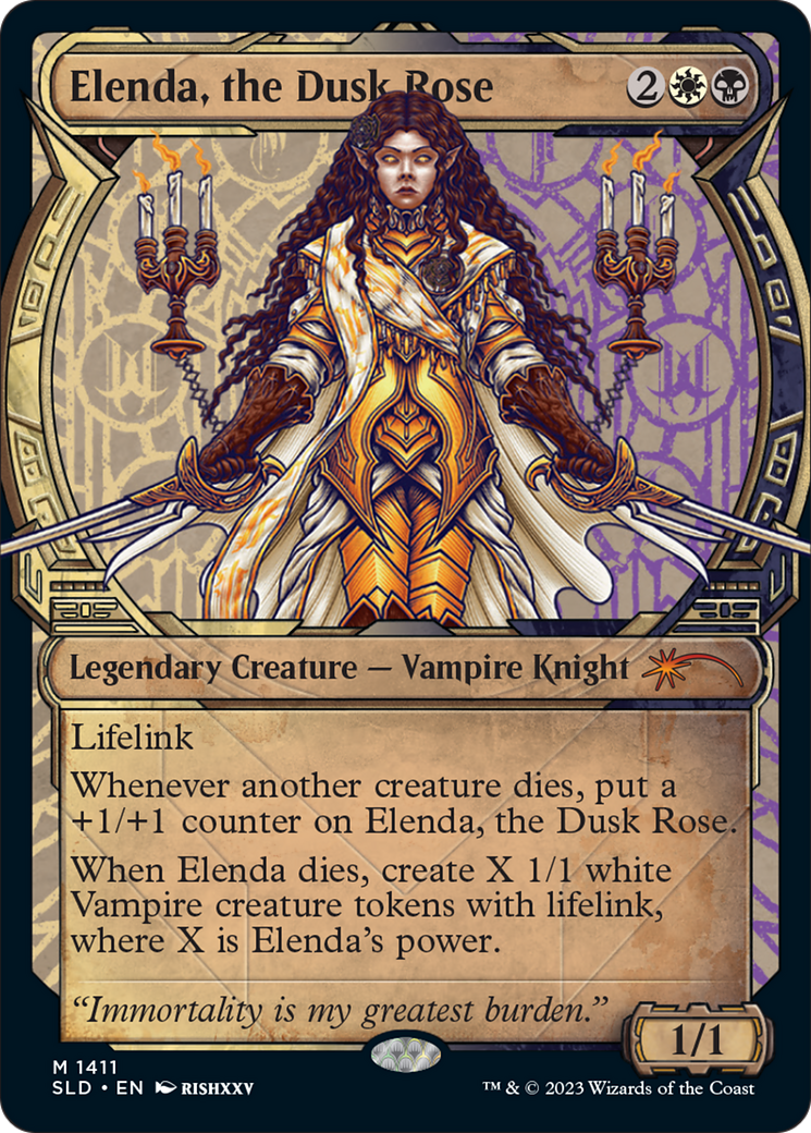 Image of Elenda, the Dusk Rose (SLD-1411) - Secret Lair Drop: (Showcase)