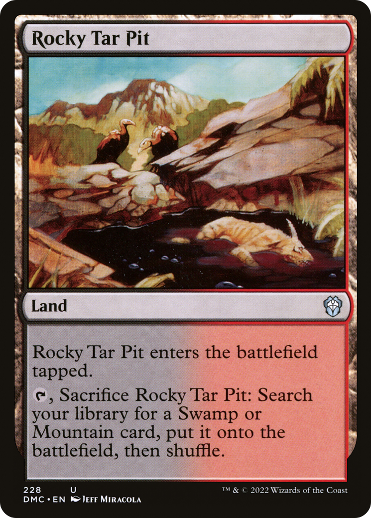 Image of Rocky Tar Pit (DMC-228) - Dominaria United Commander