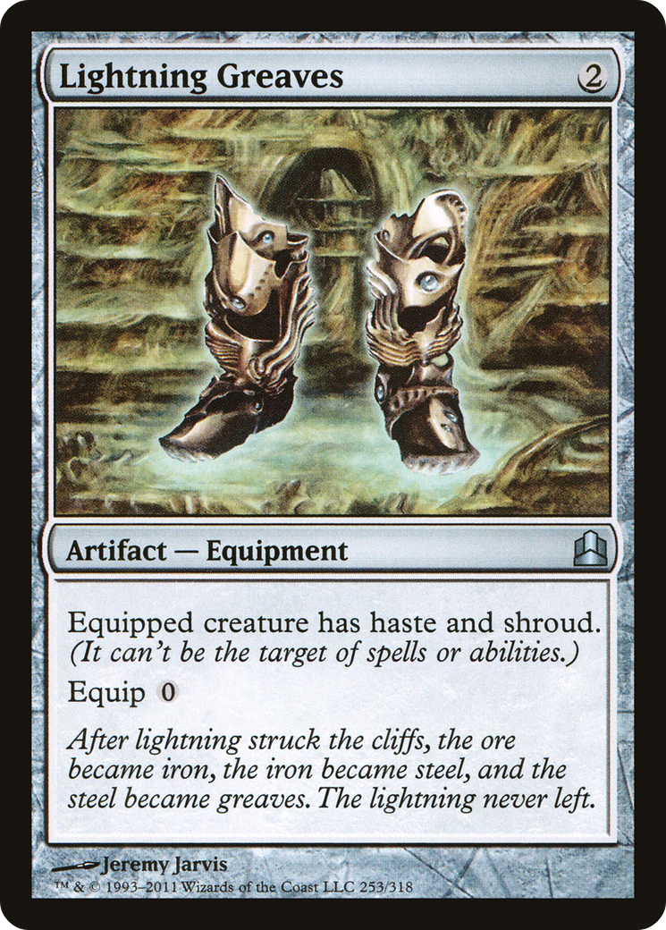Image of Lightning Greaves (CMD-253) - Commander 2011