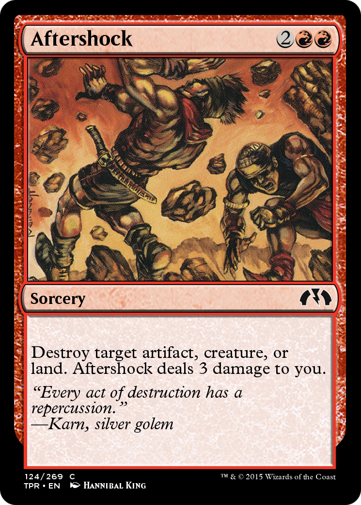 Image of Aftershock (TPR-124) - Tempest Remastered Foil