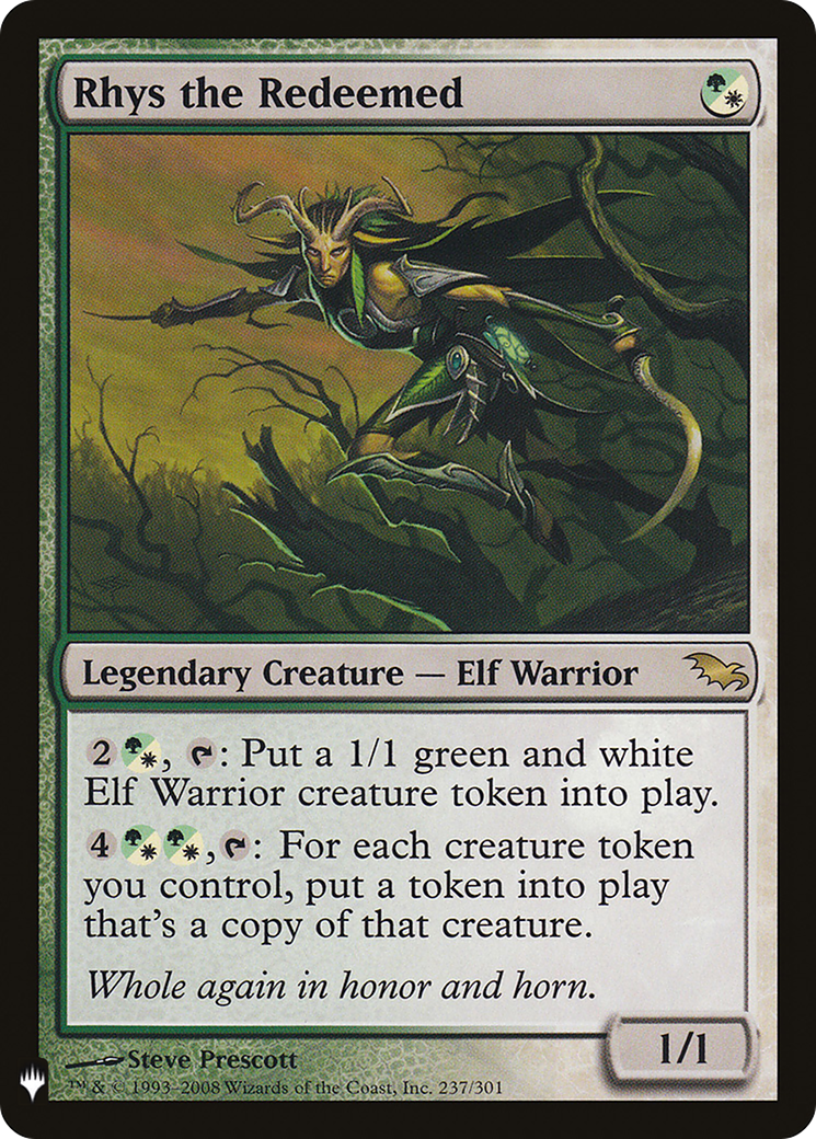 Image of Rhys the Redeemed (LIST-237) - The List