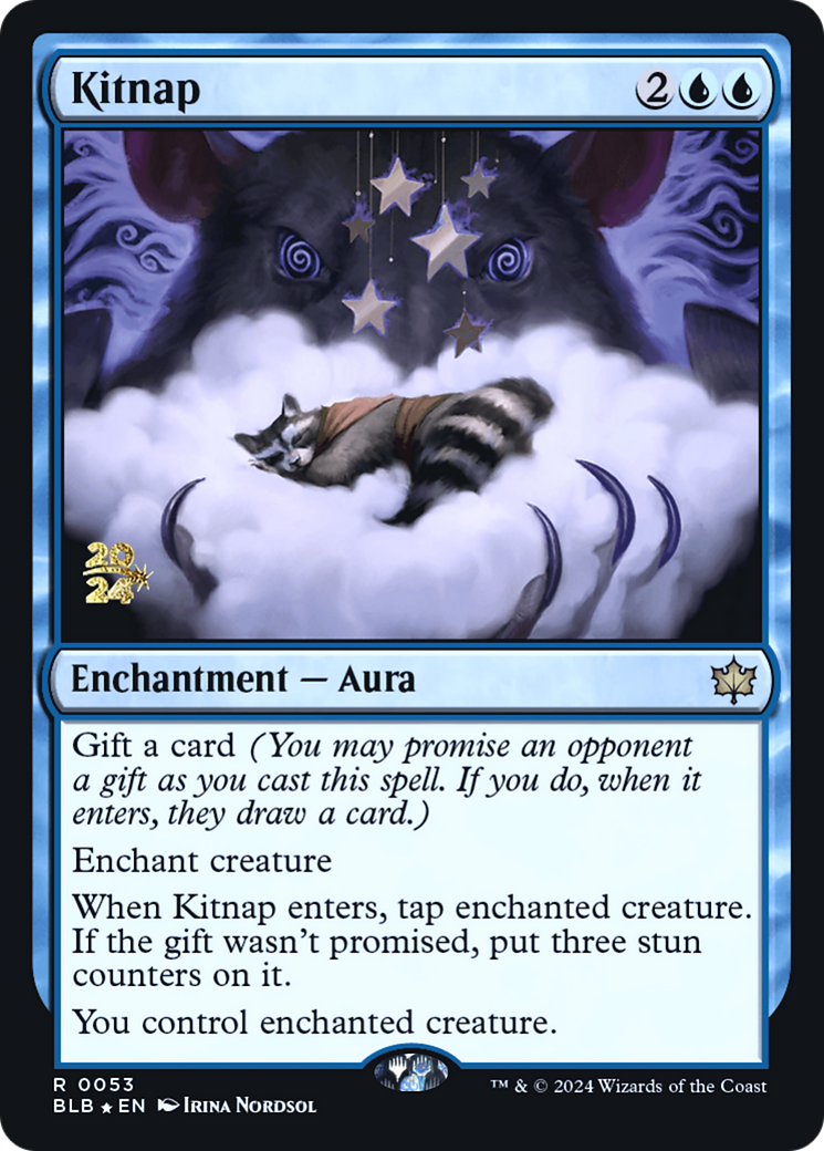 Image of Kitnap (PRE-053) - Bloomburrow Promos Foil