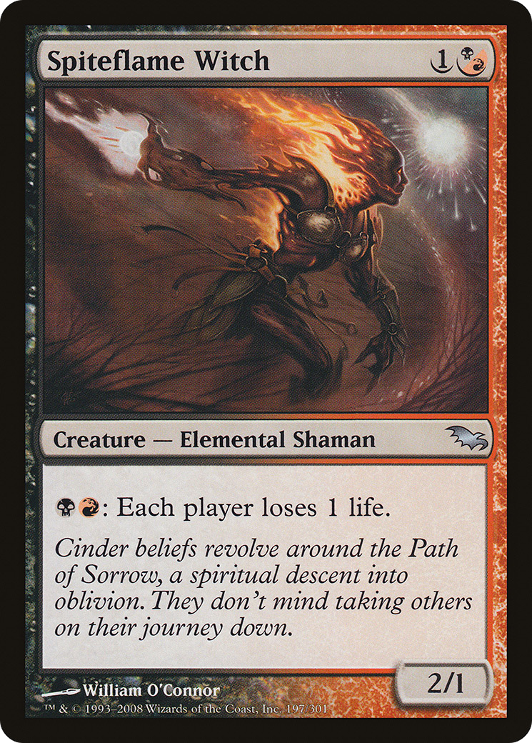 Image of Spiteflame Witch (SHM-197) - Shadowmoor Foil