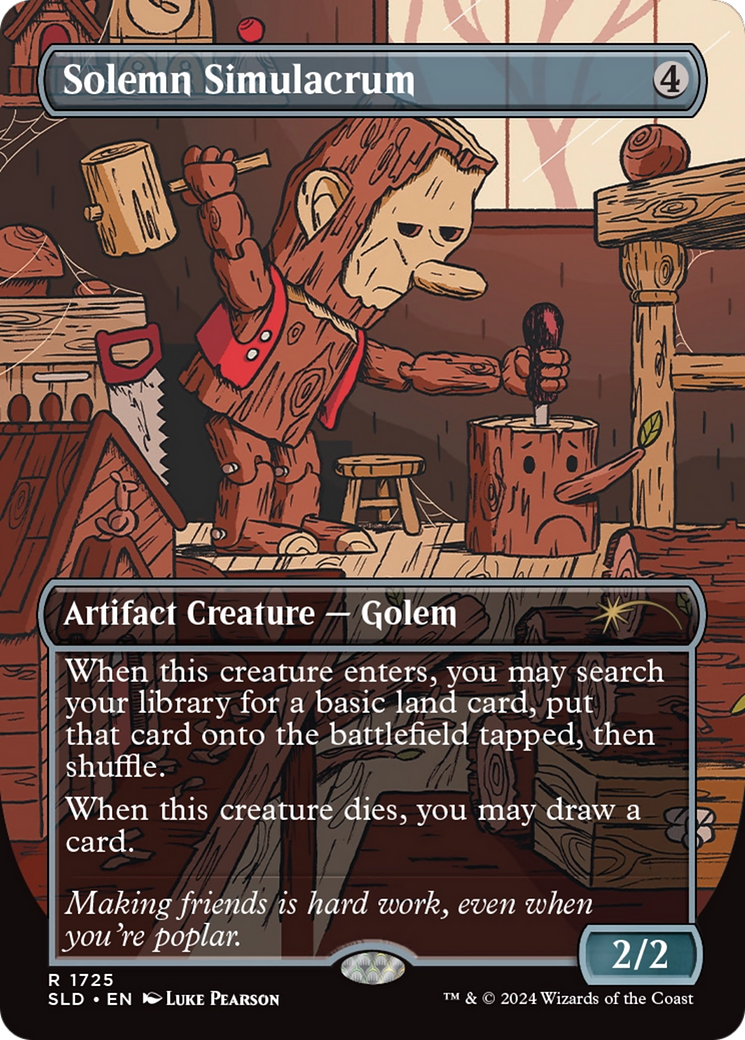 Image of Solemn Simulacrum (1725) (SLD-1725) - Secret Lair Drop (Borderless)