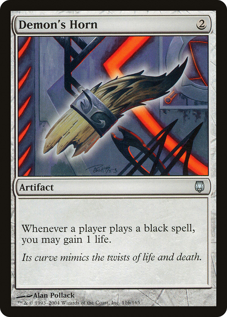 Image of Demon's Horn (DST-116) - Darksteel Foil