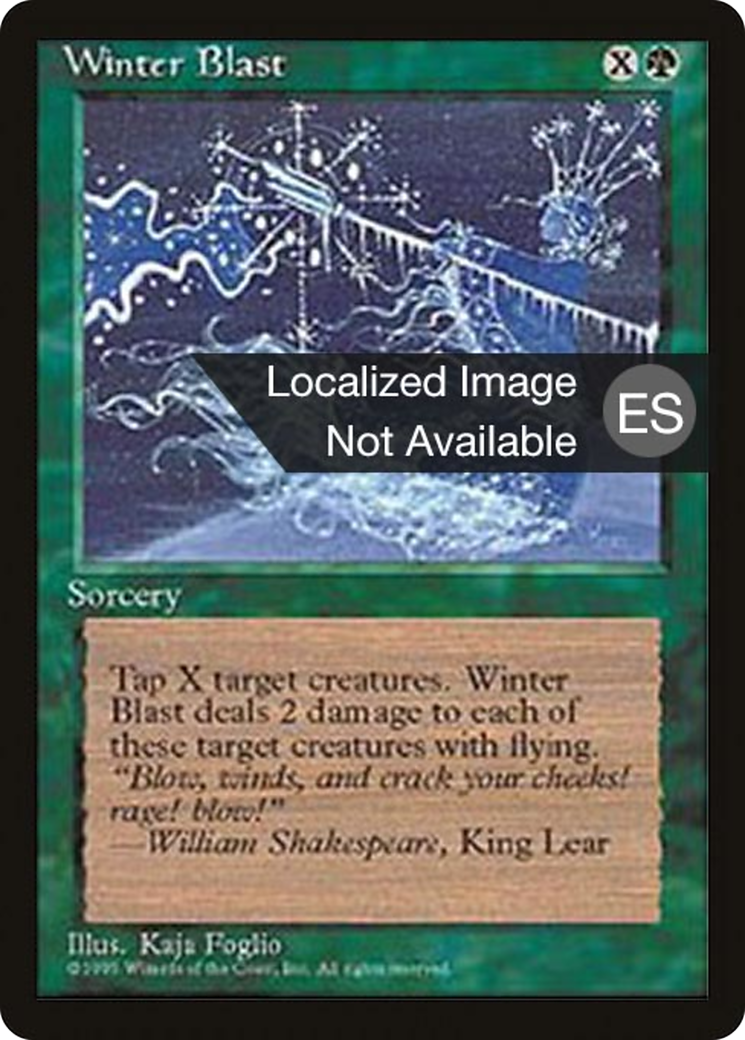 Image of Winter Blast (4BB-) - Fourth Edition Foreign Black Border