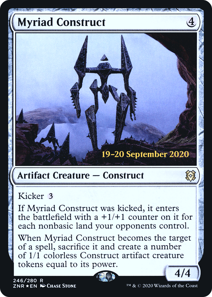 Image of Myriad Construct (PRE-246) - Zendikar Rising Promos Foil