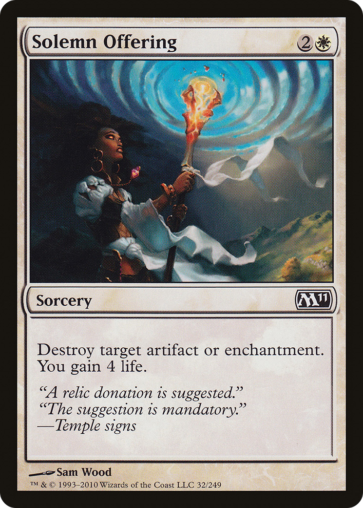 Image of Solemn Offering (M11-032) - Magic 2011