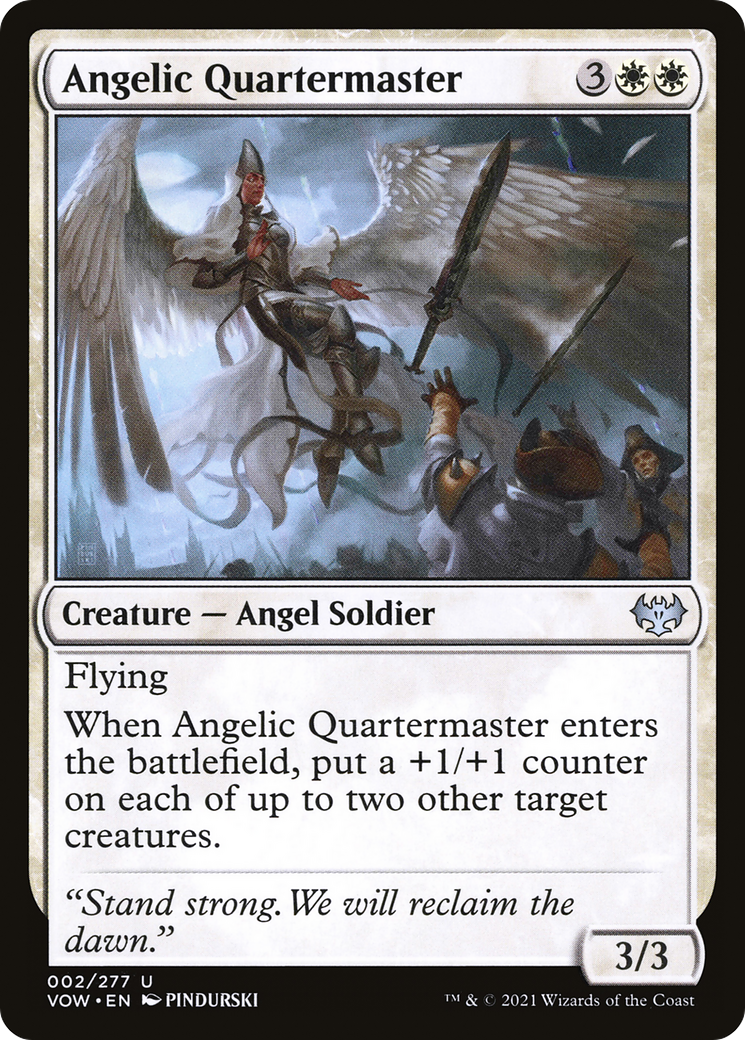 Image of Angelic Quartermaster (VOW-002) - Innistrad: Crimson Vow