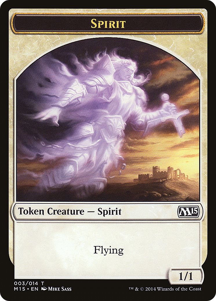Image of Spirit Token (M15-003) - Magic 2015 Tokens