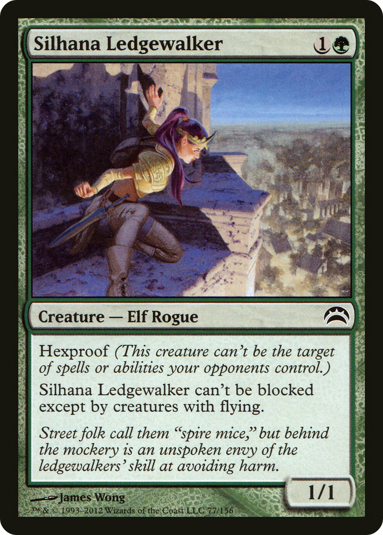 Image of Silhana Ledgewalker (PC2-077) - Planechase 2012 Foil