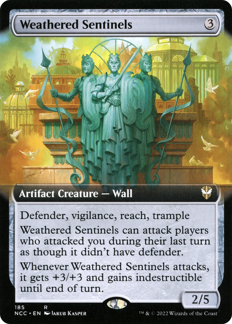 Image of Weathered Sentinels (Extended Art) (NCC-185) - New Capenna Commander: (Extended Art)