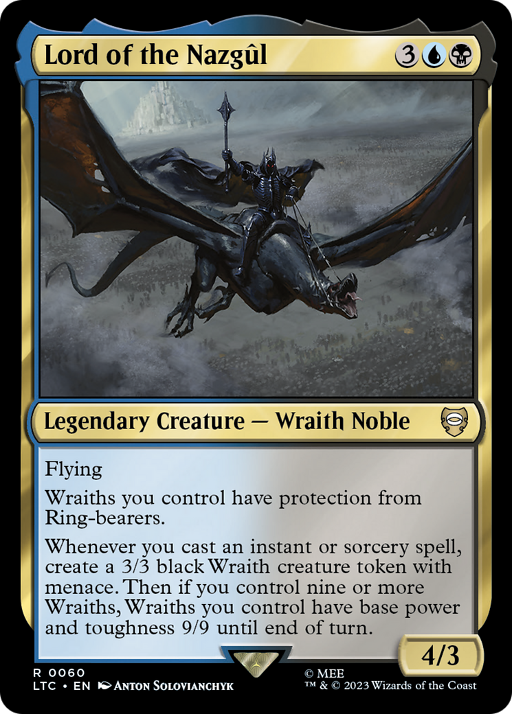 Image of Lord of the Nazgul (LTC-060) - Tales of Middle-earth Commander