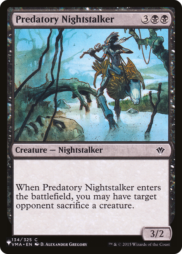 Image of Predatory Nightstalker (LIST-VMA-134) - The List