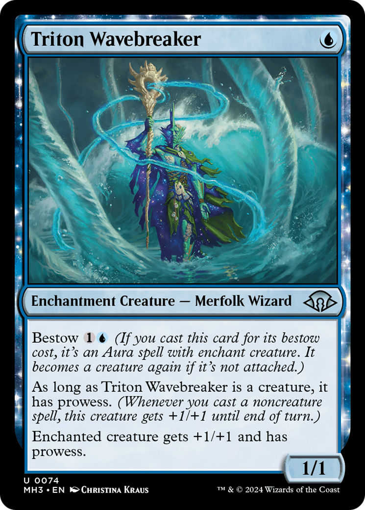 Image of Triton Wavebreaker (MH3-074) - Modern Horizons 3: (enchantment) Foil