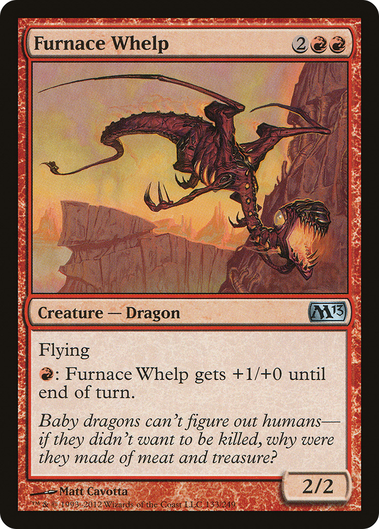 Image of Furnace Whelp (M13-133) - Magic 2013 Foil