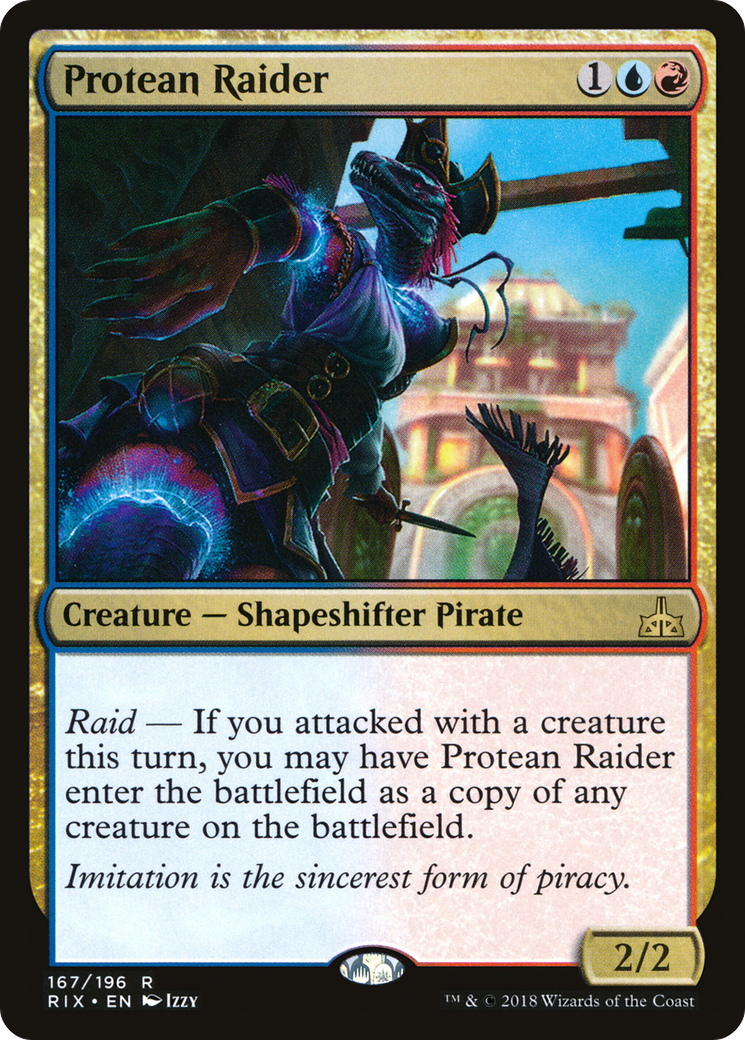Image of Protean Raider (RIX-167) - Rivals of Ixalan Foil