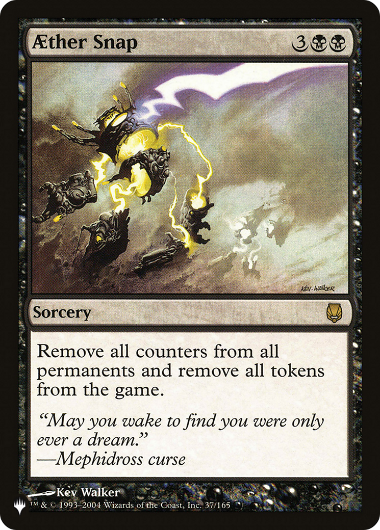 Image of Aether Snap (LIST-DST-37) - The List